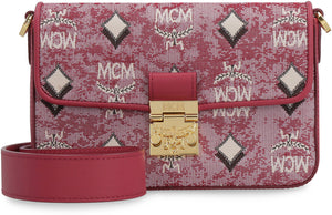 Monogram detail canvas clutch-1